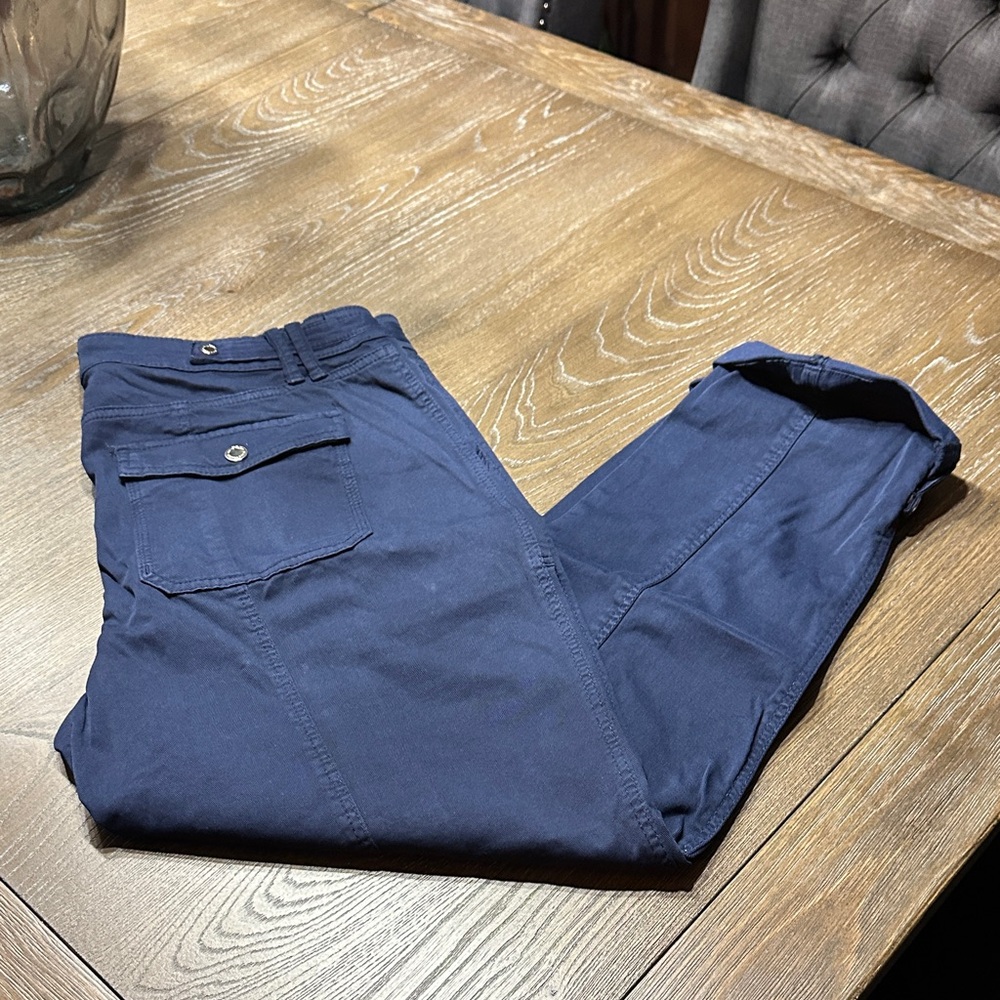 White House Black Market Dark Blue Cargo Pants